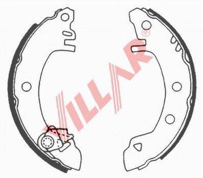 VILLAR 6290531 Комплект гальмівних колодок