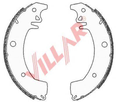 VILLAR 6290579 Комплект гальмівних колодок