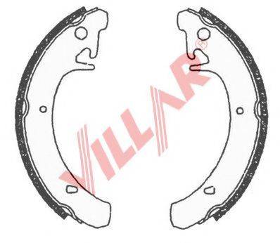 VILLAR 6290635 Комплект гальмівних колодок