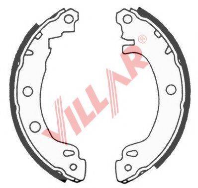 VILLAR 6290646 Комплект гальмівних колодок