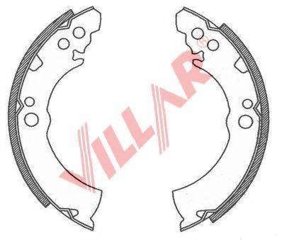 VILLAR 6290752 Комплект гальмівних колодок