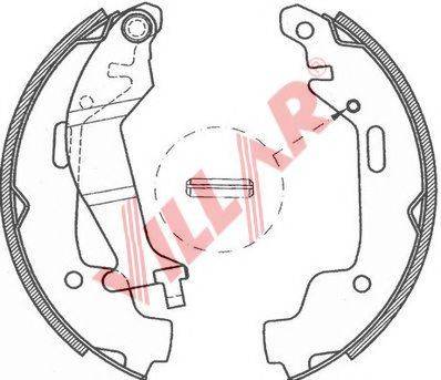 VILLAR 6290787 Комплект гальмівних колодок