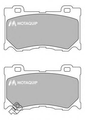 MOTAQUIP LVXL1691 Комплект гальмівних колодок, дискове гальмо