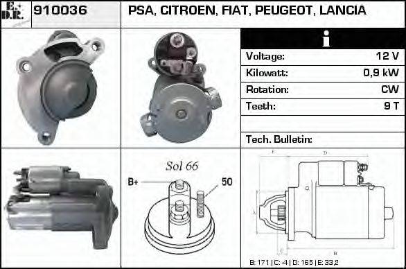 EDR 910036 Стартер