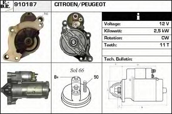 EDR 910187 Стартер