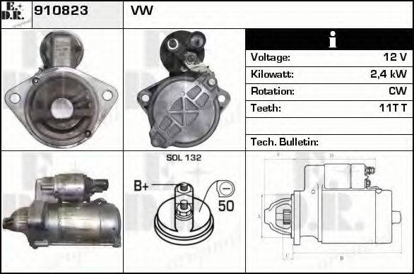 EDR 910823 Стартер