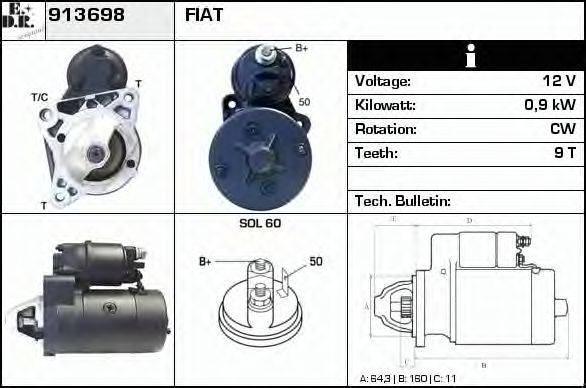 EDR 913698 Стартер