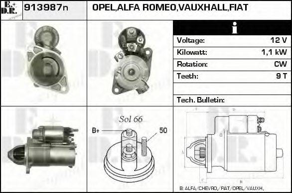 EDR 913987N Стартер