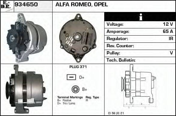 EDR 934650 Генератор