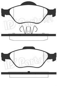 IPS PARTS IBD1363 Комплект гальмівних колодок, дискове гальмо