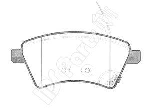 SUZUKI 71750033 Комплект гальмівних колодок, дискове гальмо