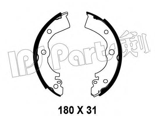 IPS PARTS IBL4142 Гальмівні колодки