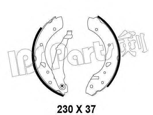 IPS PARTS IBL4216 Гальмівні колодки