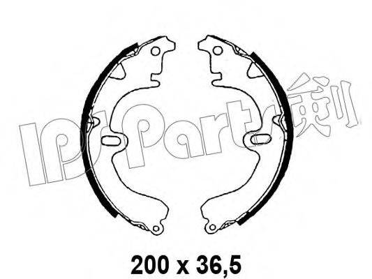 IPS PARTS IBL4298 Гальмівні колодки