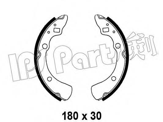 IPS PARTS IBL4316 Гальмівні колодки