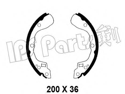 IPS PARTS IBL4398 Гальмівні колодки