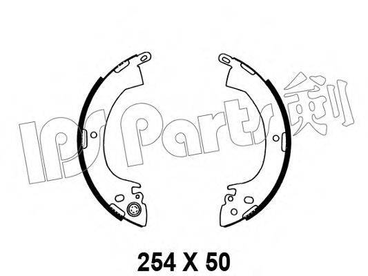 IPS PARTS IBL4501 Гальмівні колодки