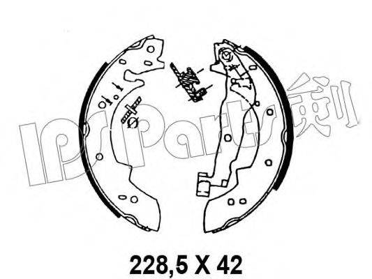 IPS PARTS IBL4899 Гальмівні колодки