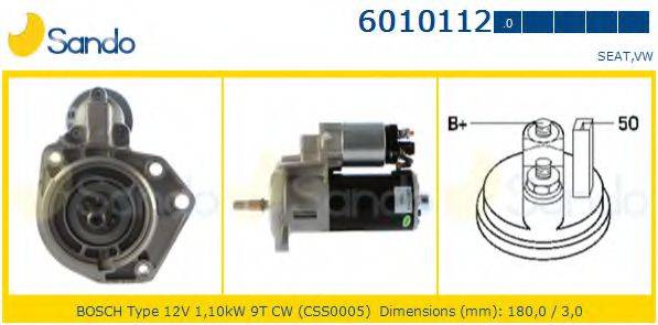 SANDO 60101120 Стартер