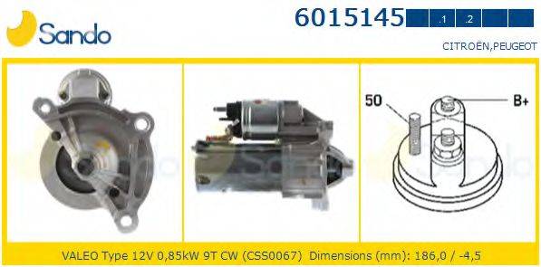 SANDO 60151451 Стартер