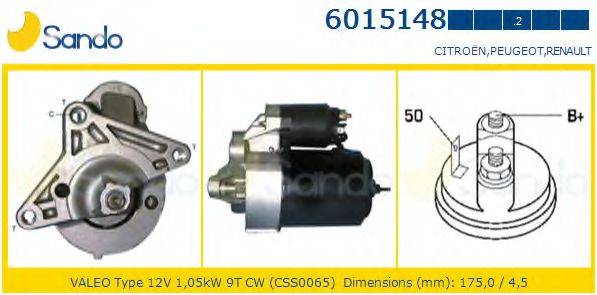 SANDO 60151482 Стартер