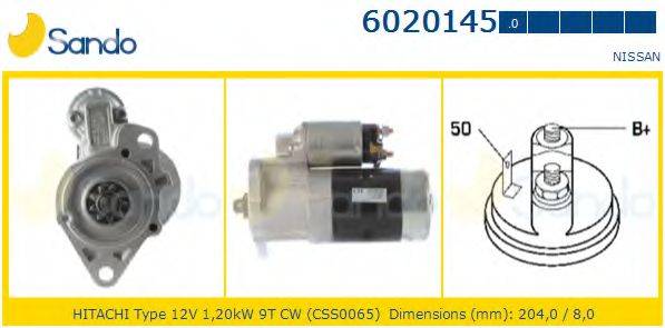 SANDO 60201450 Стартер