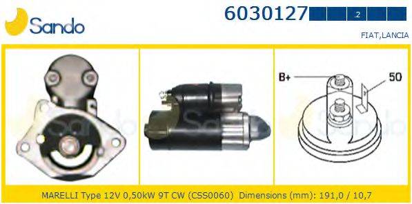 SANDO 60301272 Стартер