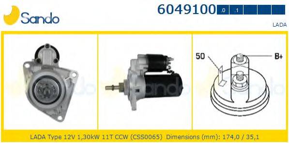 SANDO 60491000 Стартер