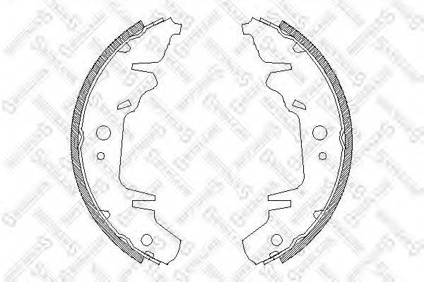 STELLOX 031100SX Комплект гальмівних колодок