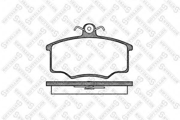 STELLOX 057020SX Комплект гальмівних колодок, дискове гальмо