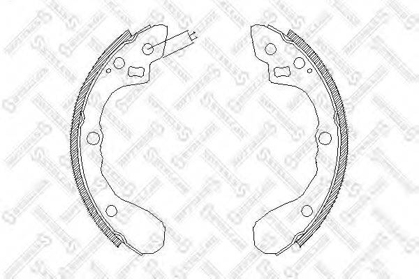 STELLOX 071100SX Комплект гальмівних колодок