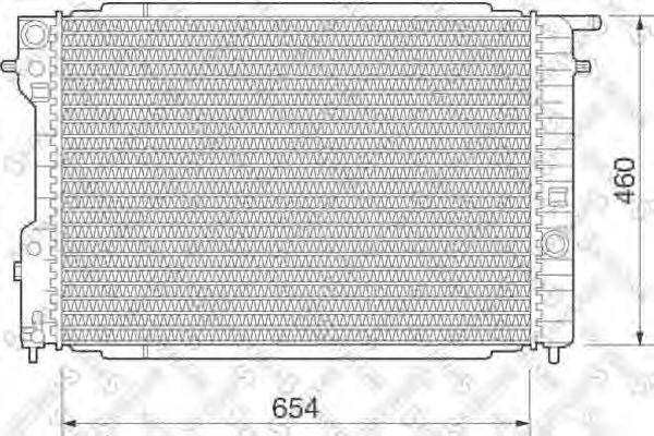 STELLOX 1025078SX Радіатор, охолодження двигуна