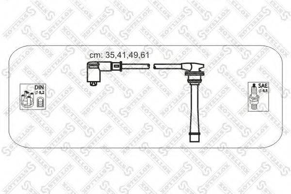 STELLOX 1038412SX Комплект дротів запалювання