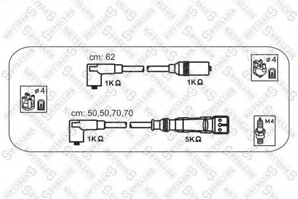 STELLOX 1038455SX Комплект дротів запалювання