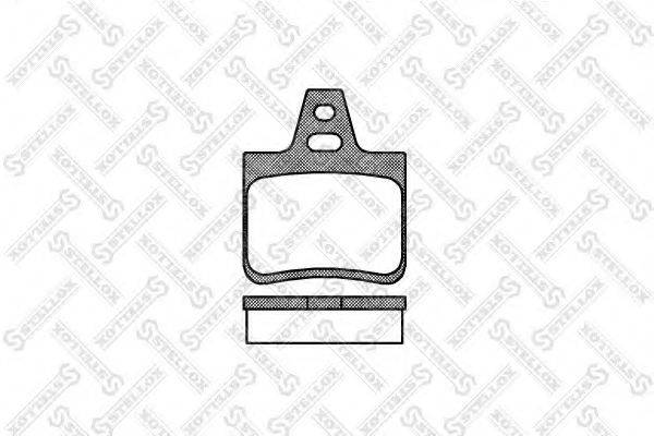 STELLOX 113010SX Комплект гальмівних колодок, дискове гальмо