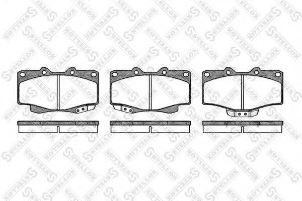 STELLOX 326014SX Комплект гальмівних колодок, дискове гальмо
