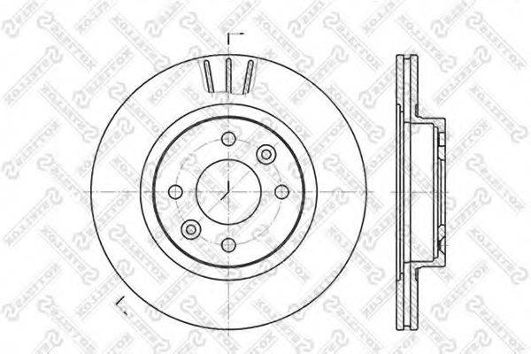 STELLOX 60203922VSX гальмівний диск