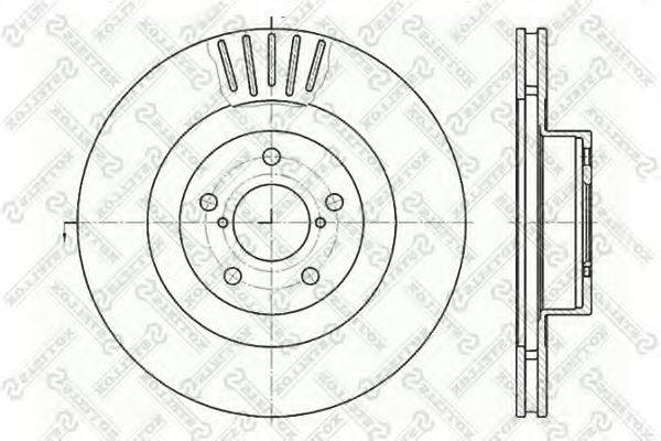 STELLOX 60204412VSX гальмівний диск