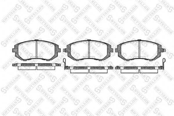 STELLOX 962002BSX Комплект гальмівних колодок, дискове гальмо