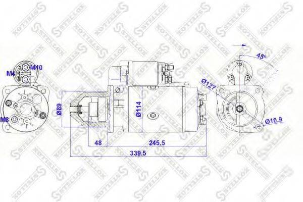 STELLOX 8802027SX Стартер