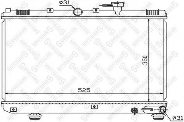 STELLOX 1025464SX Радіатор, охолодження двигуна