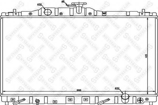 STELLOX 1026082SX Радіатор, охолодження двигуна