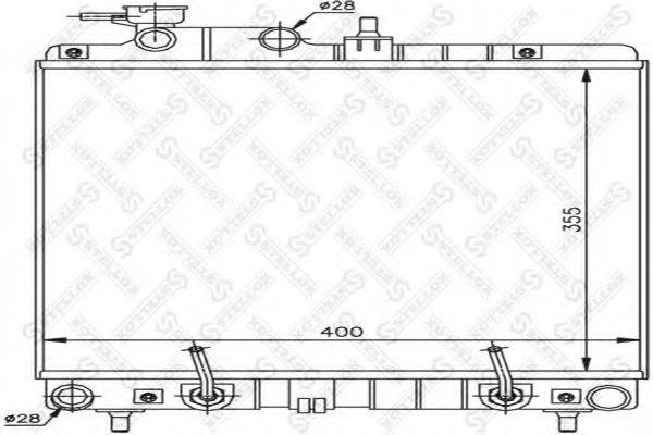 STELLOX 1026529SX Радіатор, охолодження двигуна