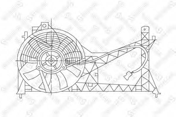 STELLOX 2999207SX Вентилятор, охолодження двигуна