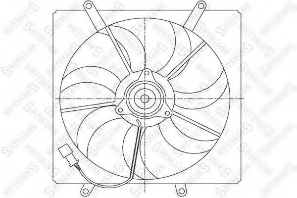 STELLOX 2999315SX Вентилятор, охолодження двигуна