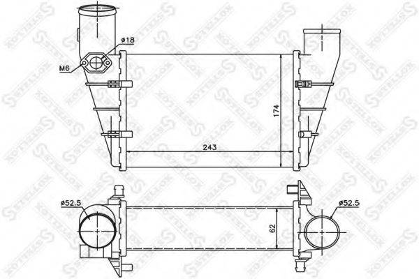 STELLOX 1040081SX Інтеркулер