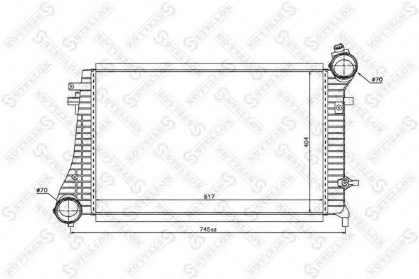 STELLOX 1040183SX Інтеркулер