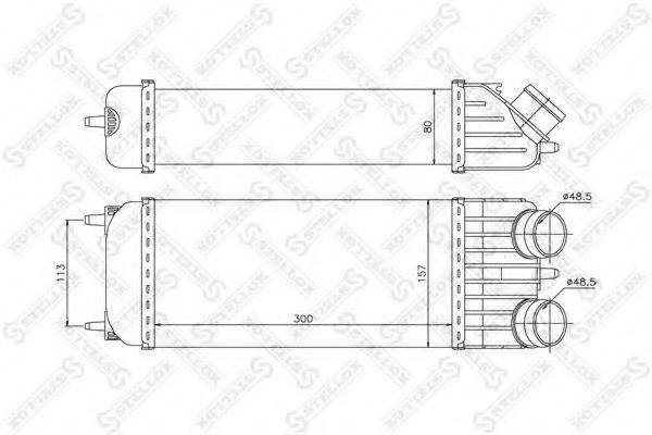 STELLOX 1040190SX Інтеркулер