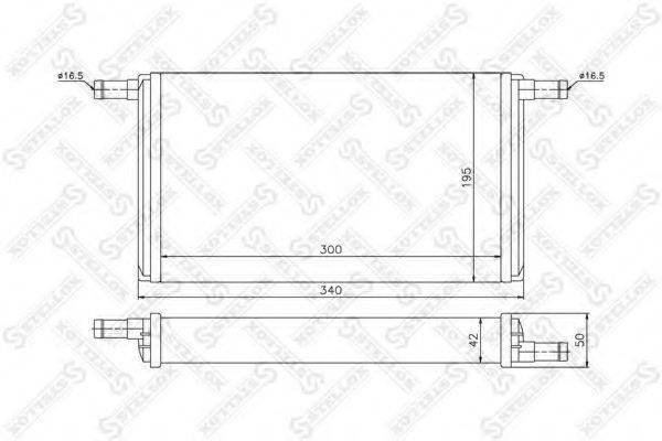 STELLOX 1035064SX Теплообмінник, опалення салону