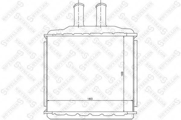 STELLOX 1035105SX Теплообмінник, опалення салону